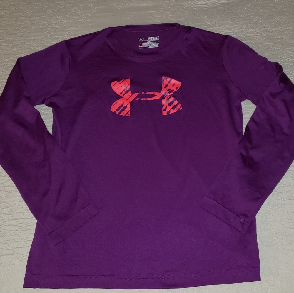 Purple Under Armour long-sleeve